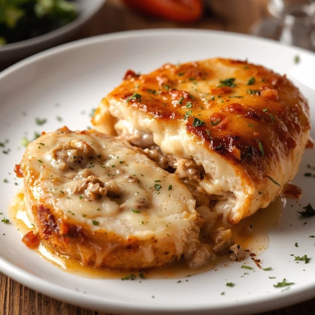 Creamy Pepper Jack Stuffed Chicken Breast Recipe