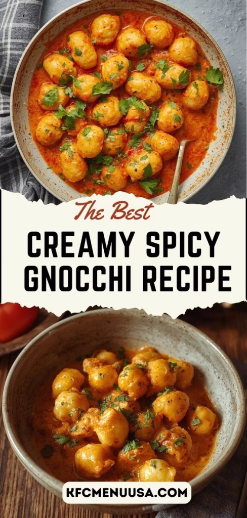 Creamy Spicy Gnocchi Recipe