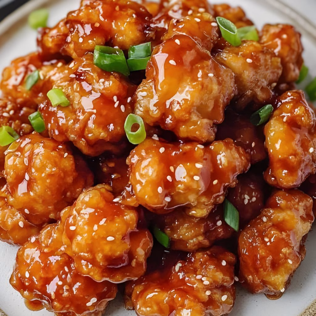 Crispy Chinese Honey Garlic Chicken Recipe