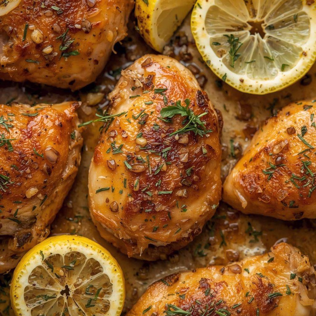 Easy Baked Garlic Lemon Pepper Chicken Recipe 