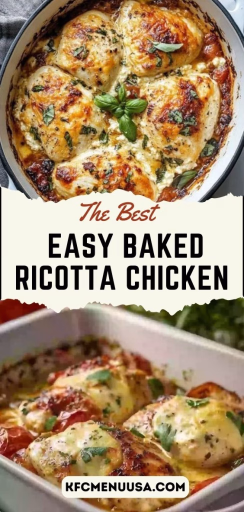 Easy Baked Ricotta Chicken Recipe