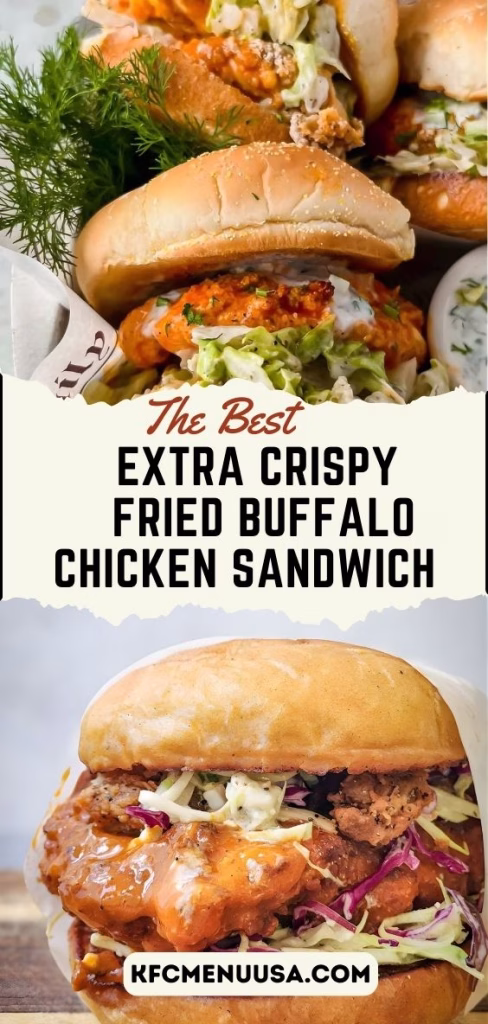 Extra Crispy Fried Buffalo Chicken Sandwich Recipe