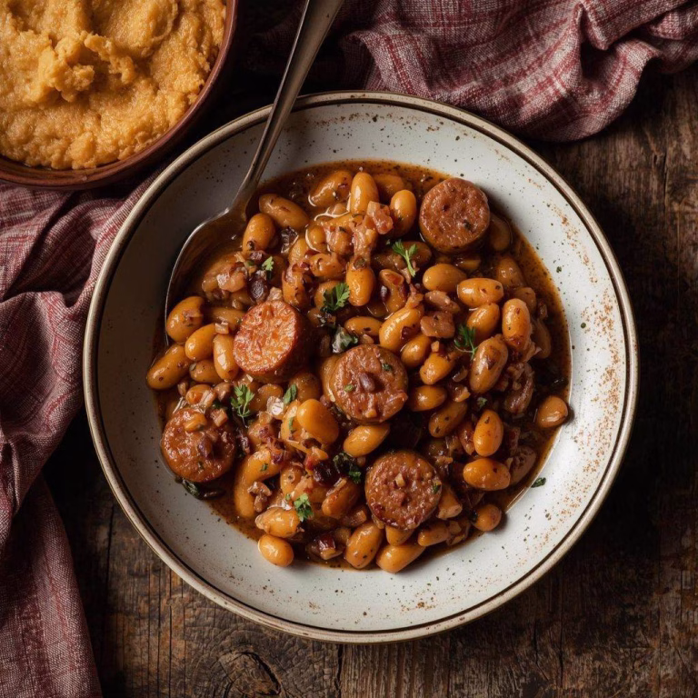 Farmhouse Beans and Sausage Recipe