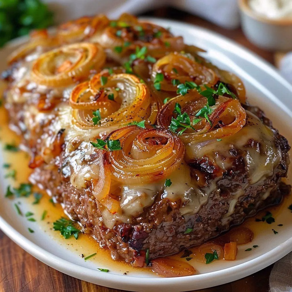 French Onion Meatloaf Recipe