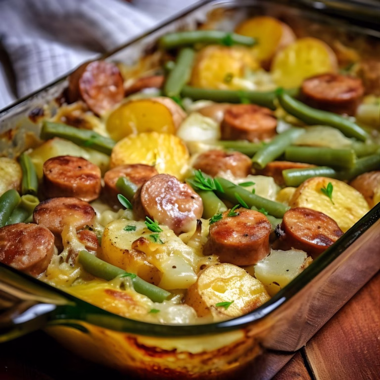 Green Bean and Potato Casserole Recipe