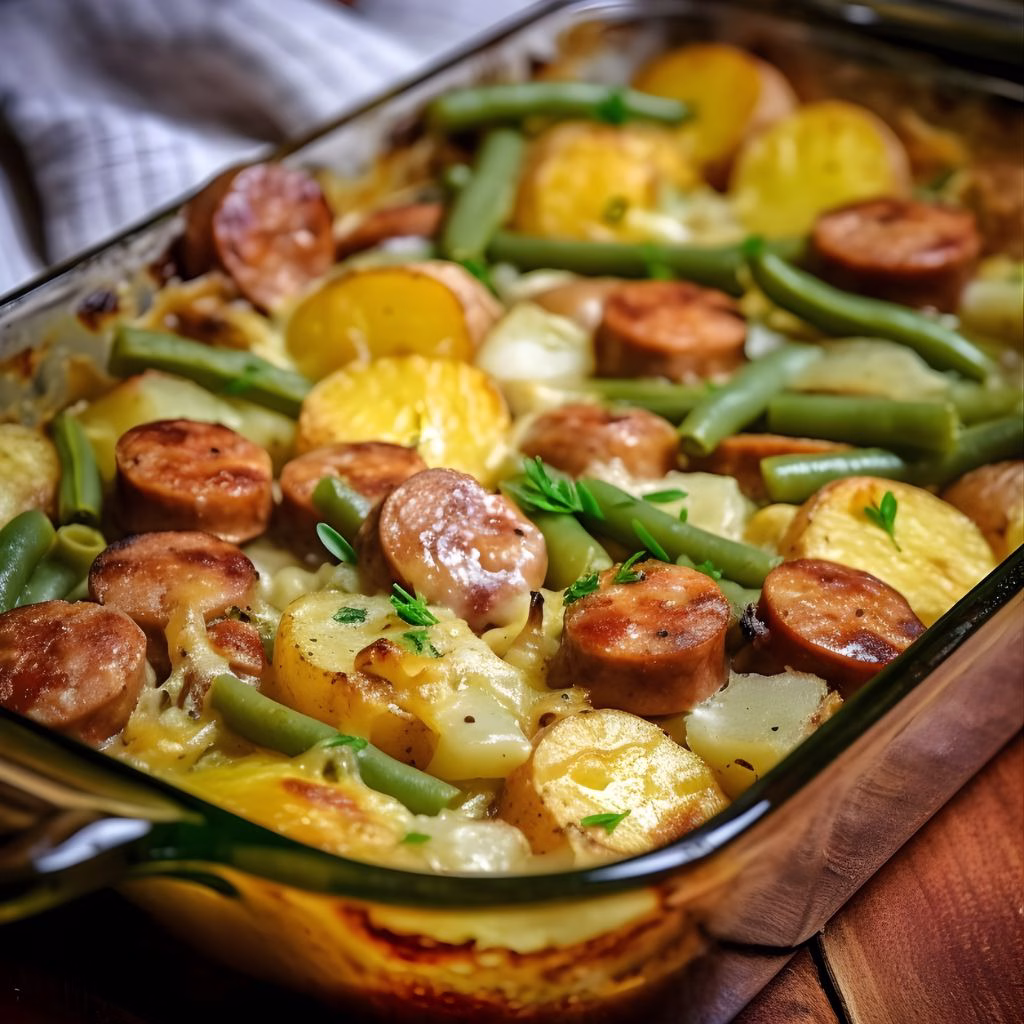 Green Bean and Potato Casserole Recipe