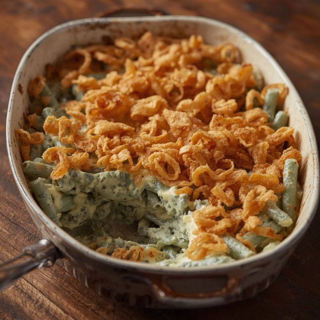 Green Bean Casserole with Cream Cheese Recipe