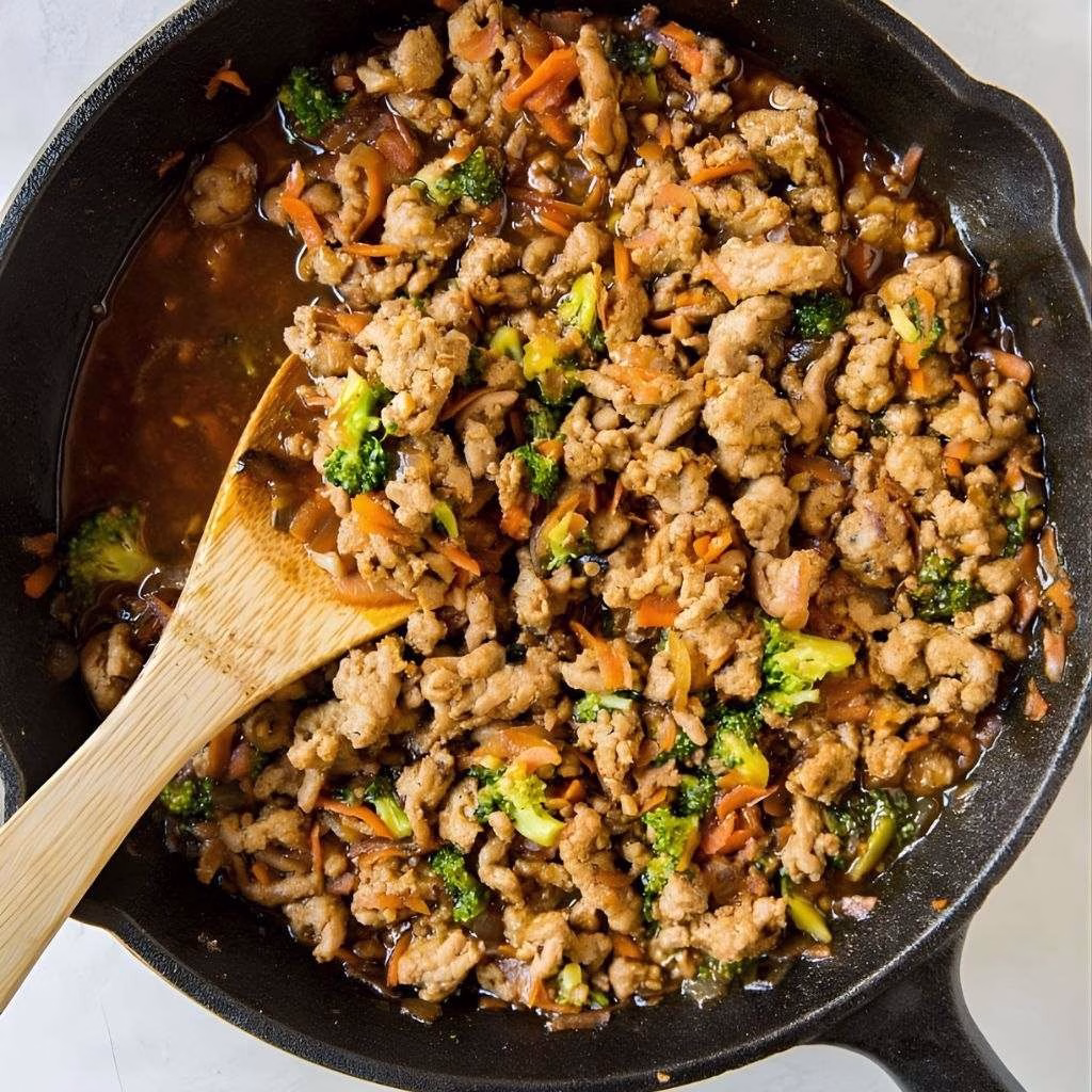 Teriyaki Turkey Rice Bowls Recipe 