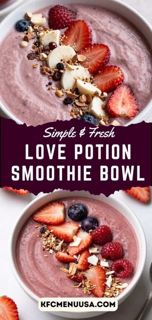 Love Potion Smoothie Bowl Recipe