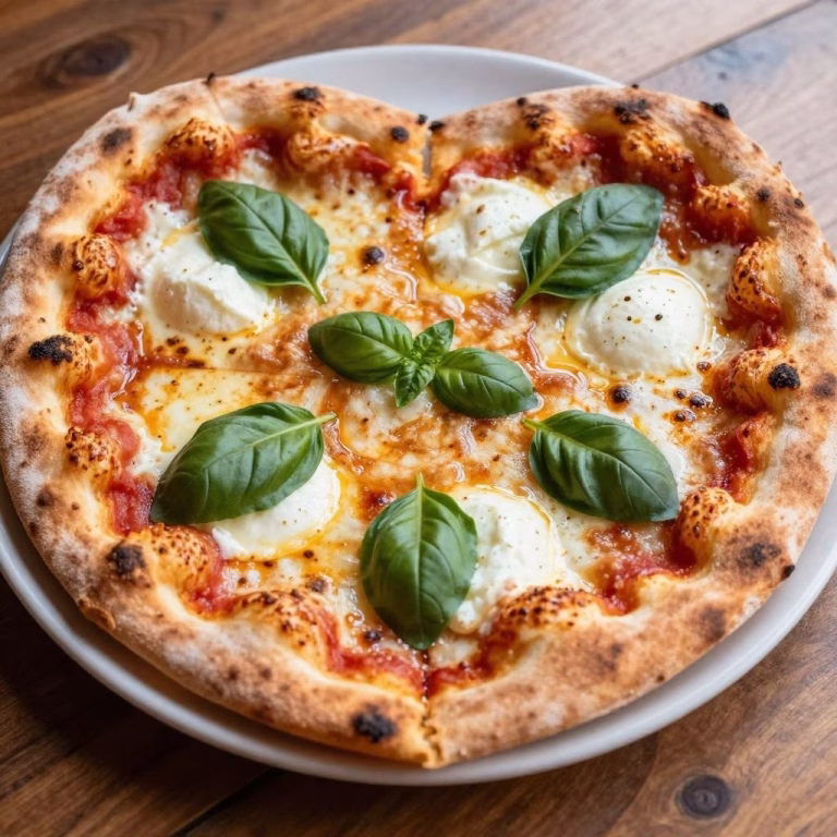 Heart-Shaped Pizza Margherita Recipe