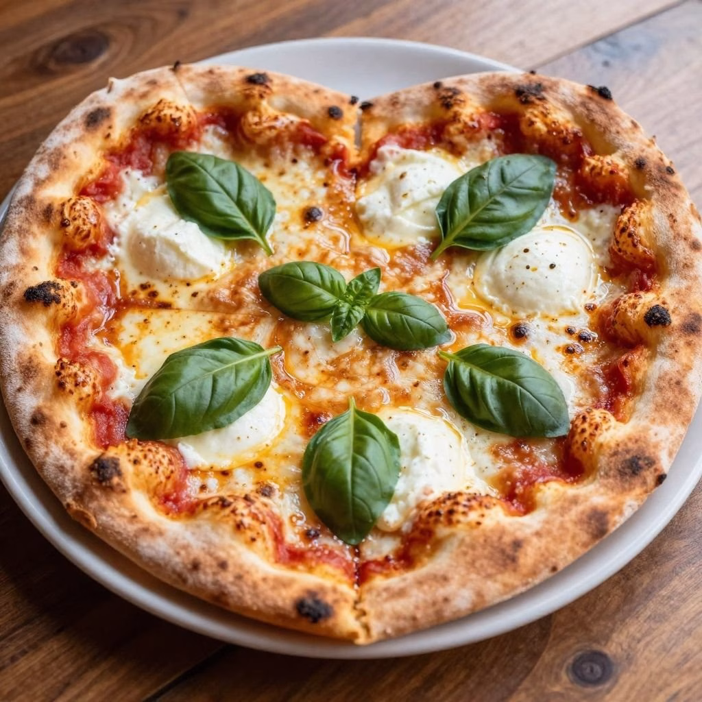 Heart-Shaped Pizza Margherita Recipe