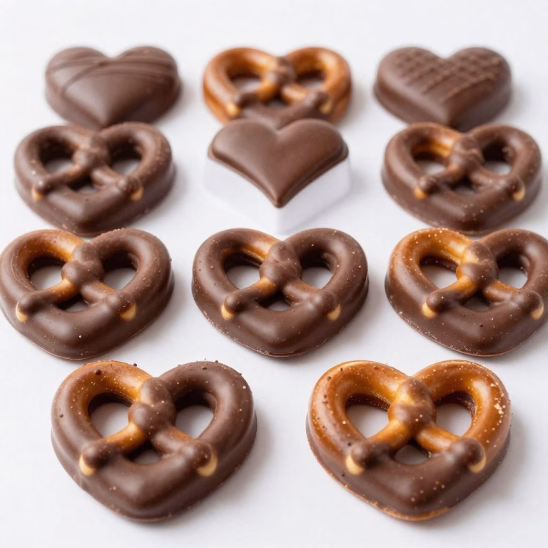 Chocolate-Covered Pretzel Hearts Recipe
