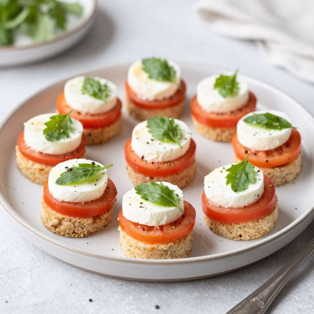 Cupid’s Caprese Salad Bites Recipe
