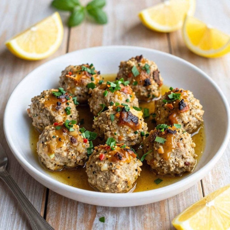 Mediterranean Chicken Meatballs Recipe