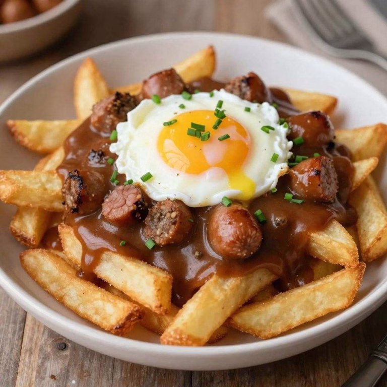Sausage And Gravy Breakfast Poutine Recipe