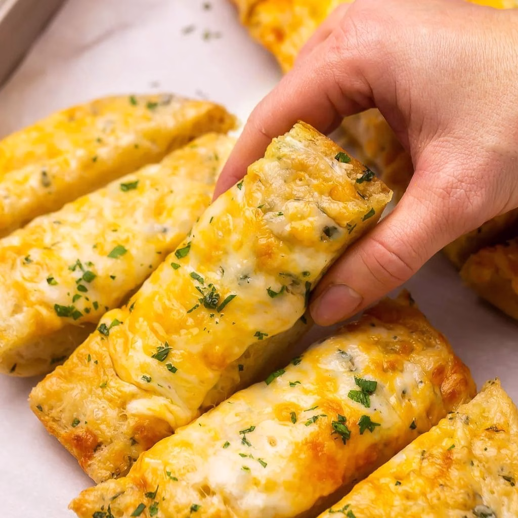 Cheesy Garlic Bread Recipe