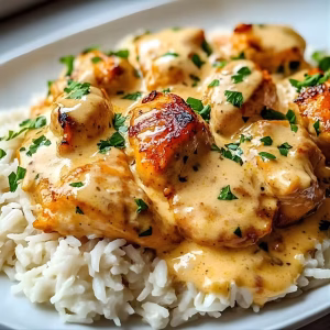 Smothered Chicken and Rice Recipe