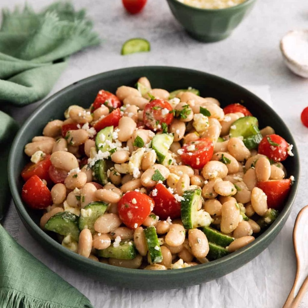 Mediterranean White Bean Salad Recipe
