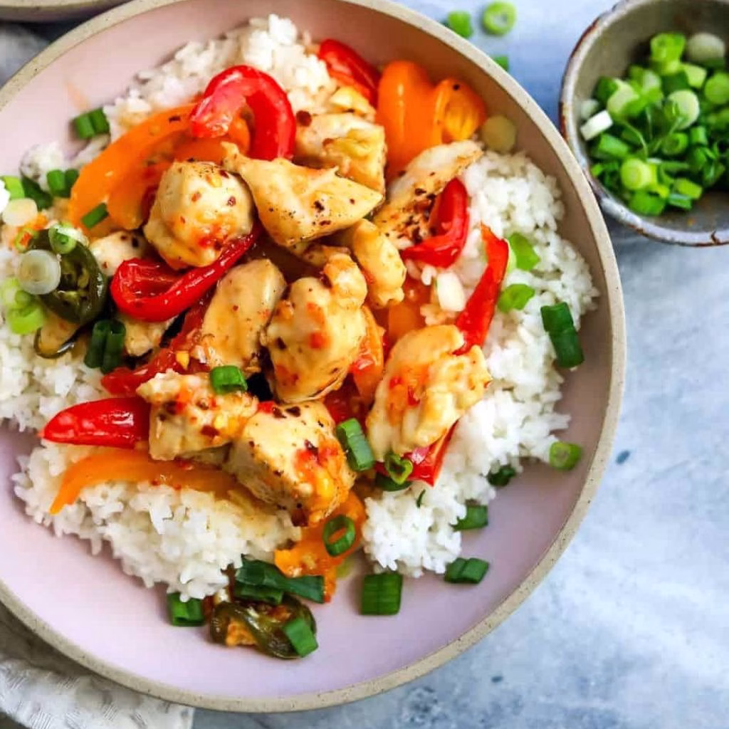 Sweet Chili Chicken and Vegetables Recipe