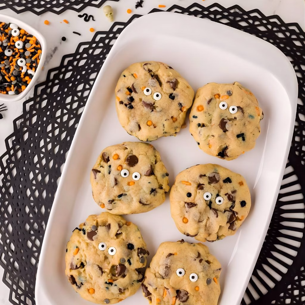 Halloween Chocolate Chip Cookies Recipe 