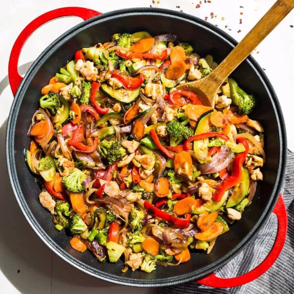 Sweet Chili Chicken and Vegetables Recipe