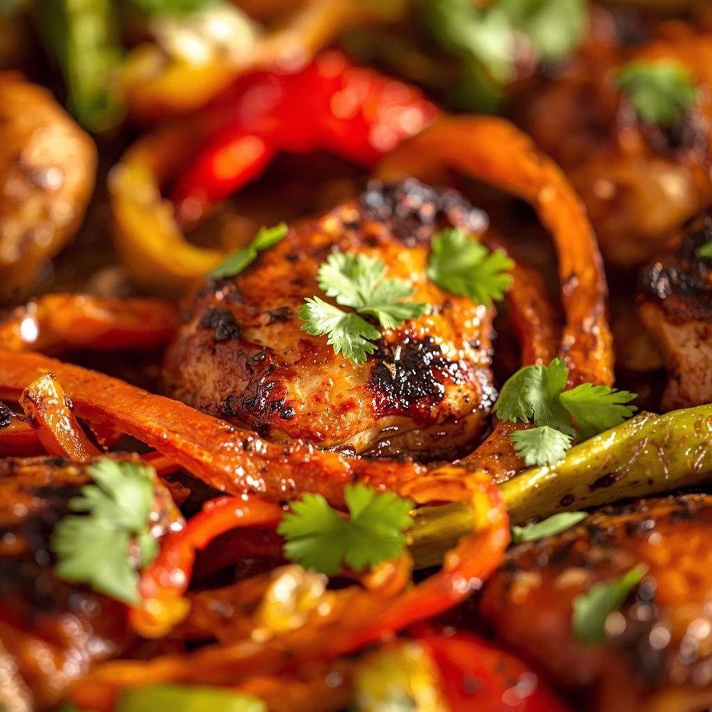 Sheet Pan Chicken Fajitas Recipe