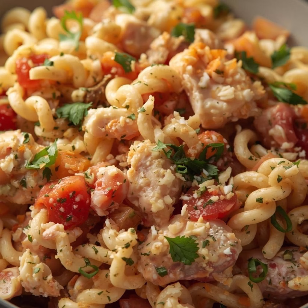 Chicken Caesar Pasta Salad Recipe