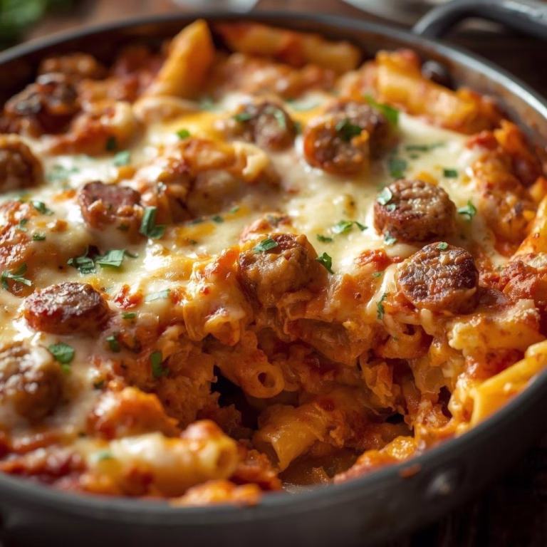 Italian Sausage Penne Casserole Recipe
