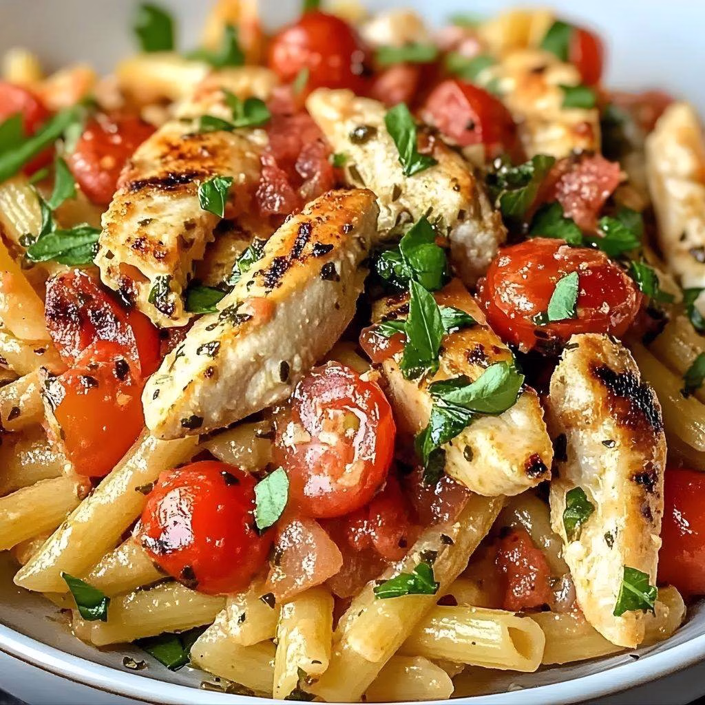 Bruschetta Chicken Pasta Recipe