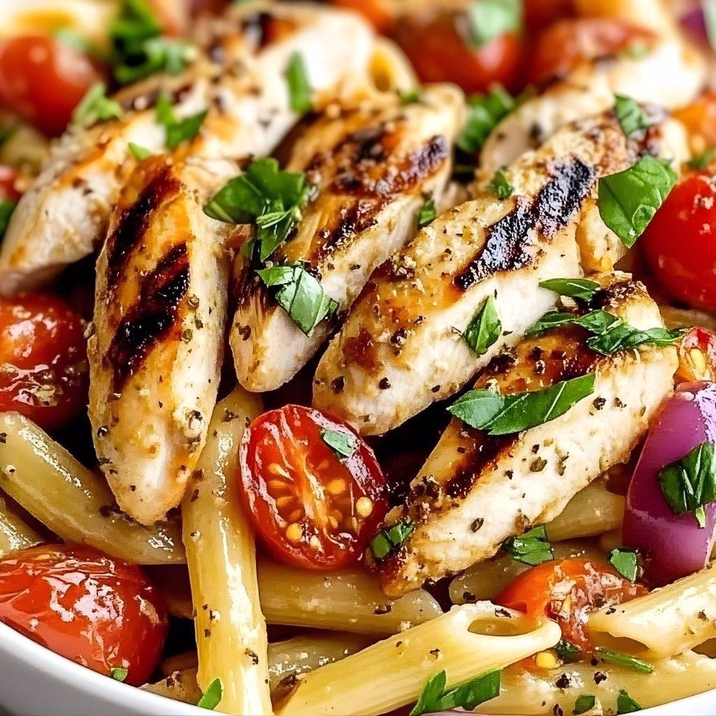 Bruschetta Chicken Pasta Recipe