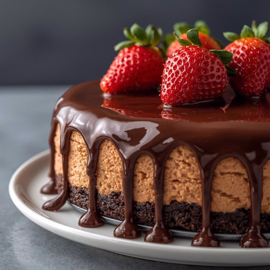Chocolate Covered Cheesecake Strawberries Recipe