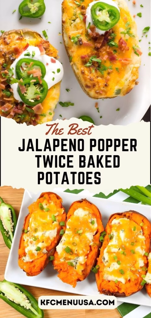 Jalapeño Popper Twice Baked Potatoes Recipe