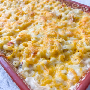 Mac and Cheese Casserole with Chicken Recipe