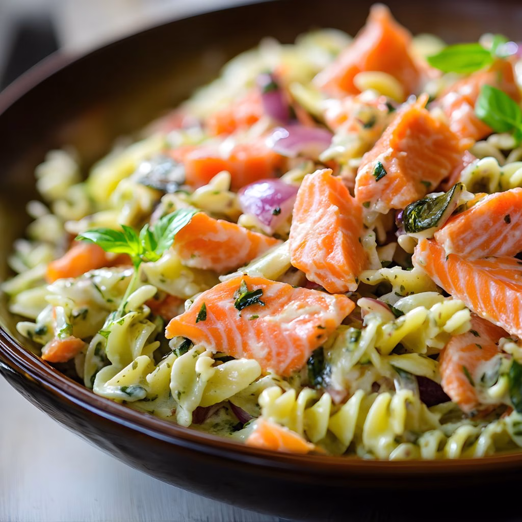 Salmon Pasta Salad Recipe