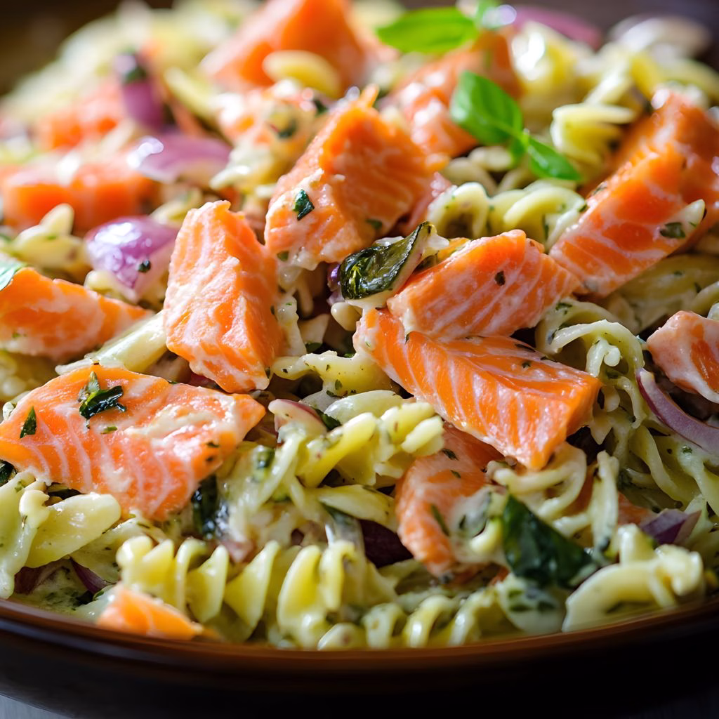 Salmon Pasta Salad Recipe