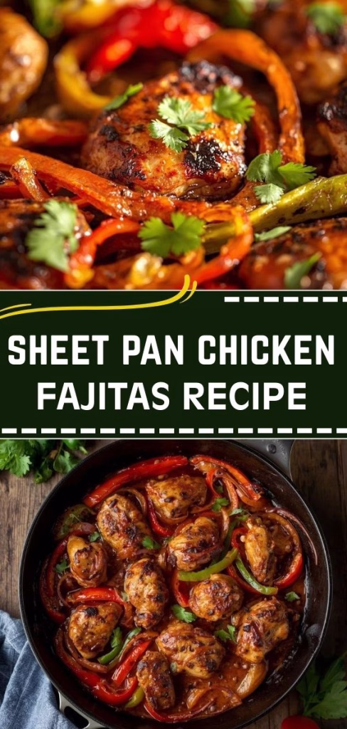 Sheet Pan Chicken Fajitas Recipe 