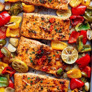 Sheet Pan Chili Lime Salmon Recipe