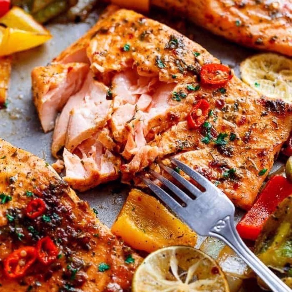 Sheet Pan Chili Lime Salmon Recipe