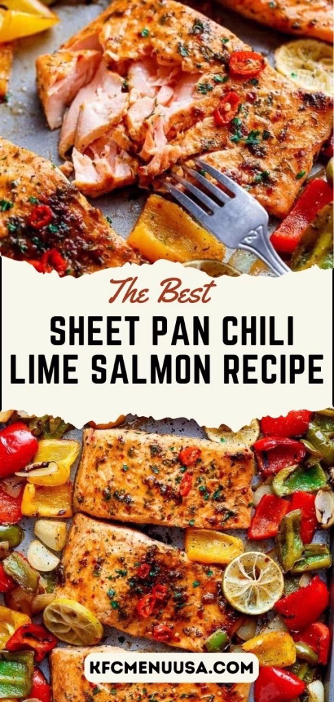 Sheet Pan Chili Lime Salmon Recipe