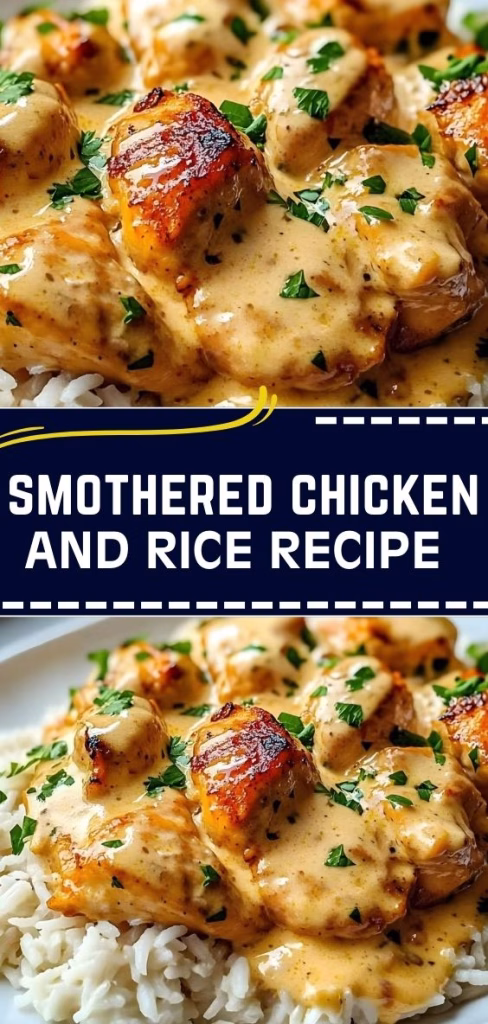 Smothered Chicken and Rice Recipe 