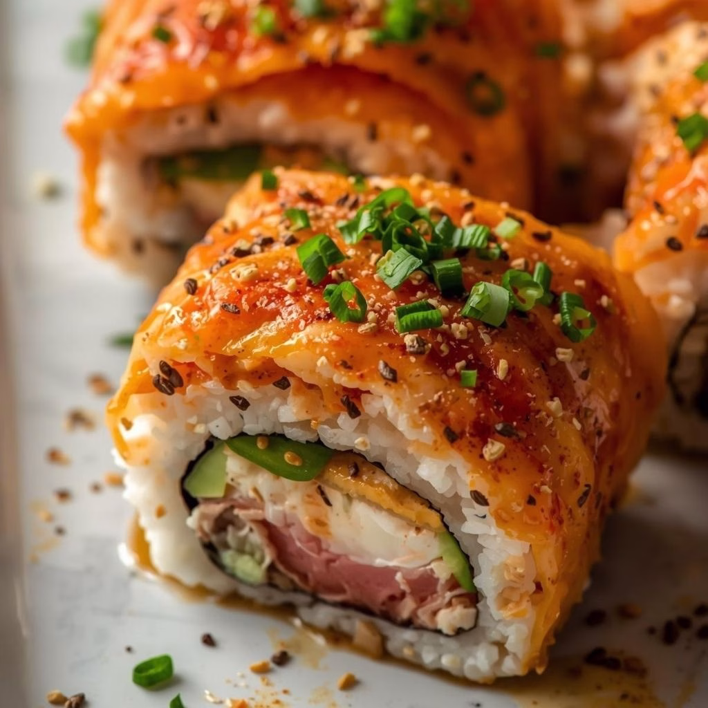 Spicy Tuna and Creamy Crab Sushi Bake Recipe