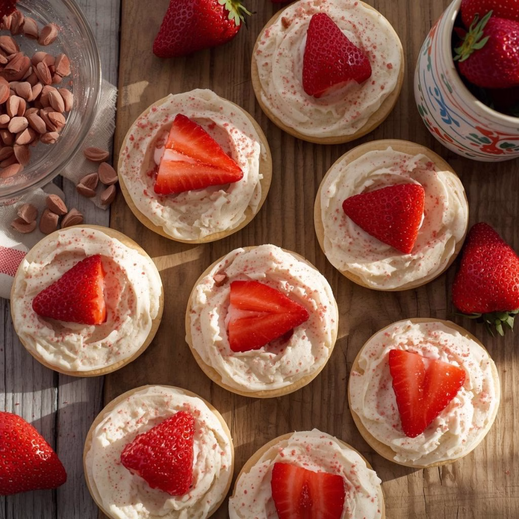 Strawberry Cheesecake Cookies Recipe