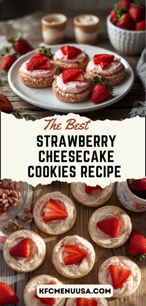 Strawberry Cheesecake Cookies Recipe