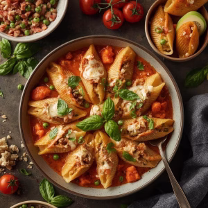Vegetarian Stuffed Pasta Shells Recipe