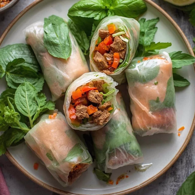 20 Minute Thai Basil Beef Rolls Recipe