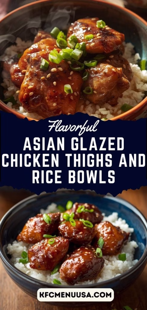 Asian Glazed Chicken Thighs and Rice Bowls Recipe