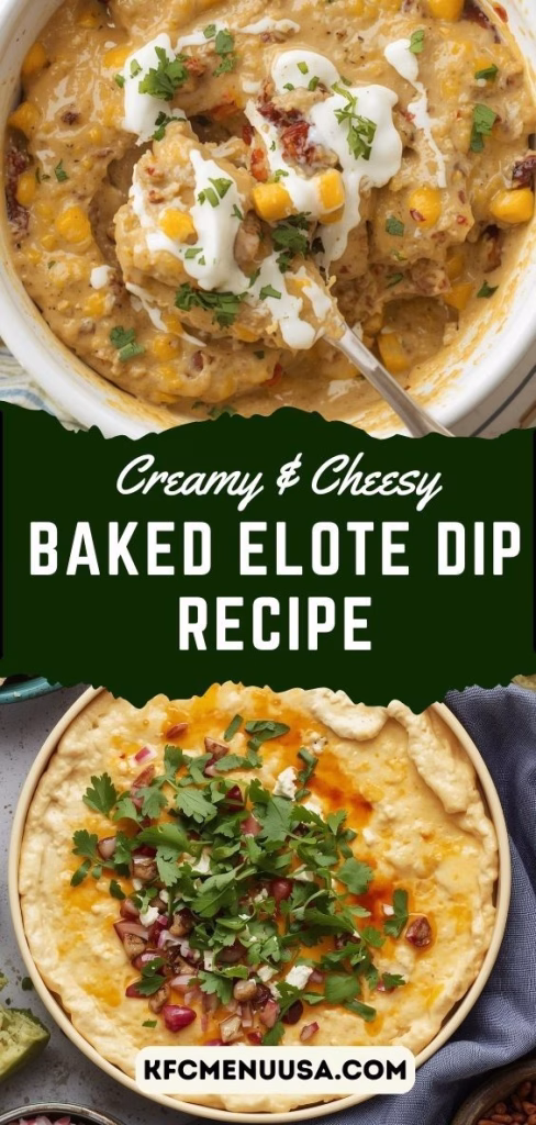 Baked Elote Dip Recipe