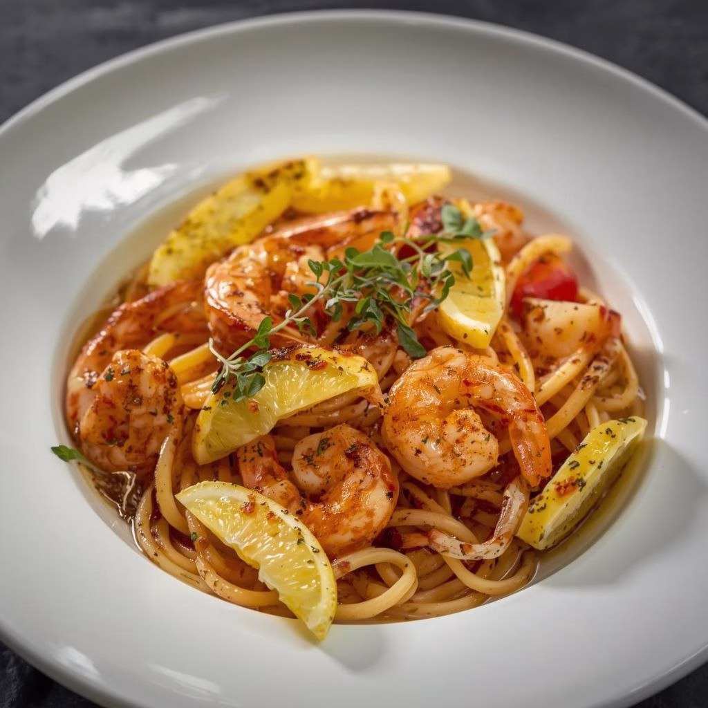 Blackened Shrimp Cavatappi Recipe