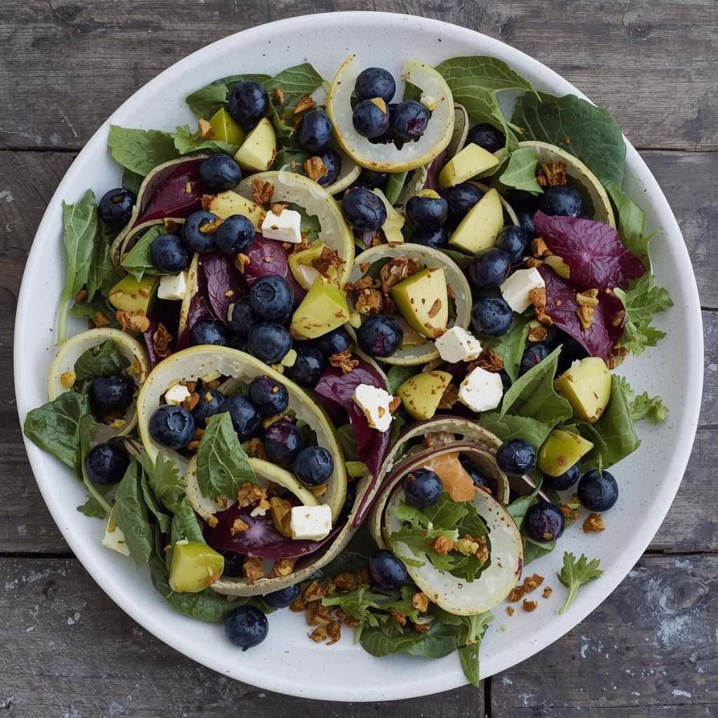 Blueberry Pistachio Spring Salad Recipe