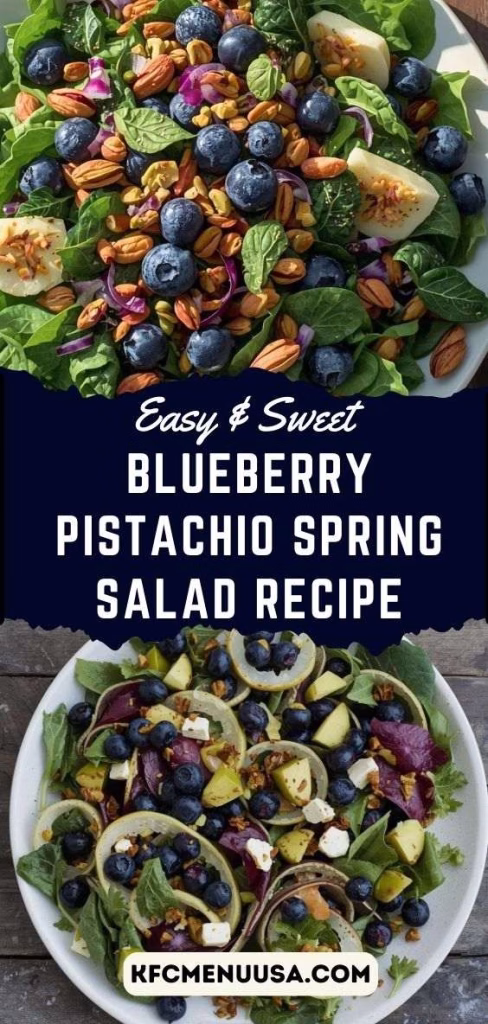 Blueberry Pistachio Spring Salad Recipe